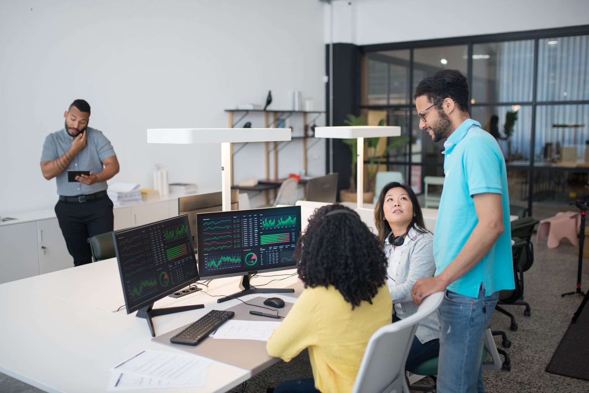 Unsere Finanzexperten bei der Portfolioanalyse