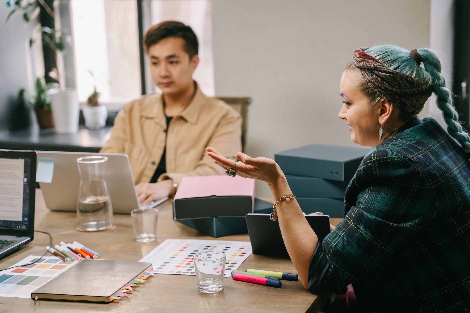 Kreativ-Meeting im Nexis Büro Berlin